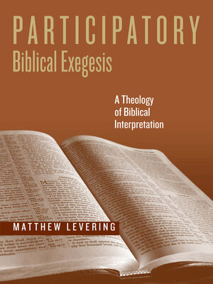 cover image of Participatory Biblical Exegesis
